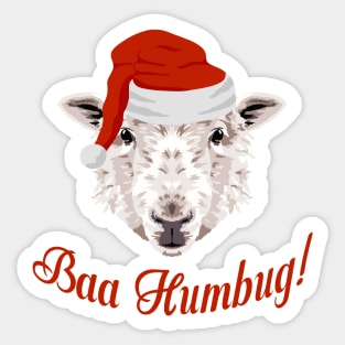 Baa humbug Sticker